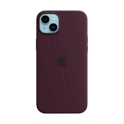 Apple Case Silicone Case with MagSafe Elderberry for iPhone 14 Plus